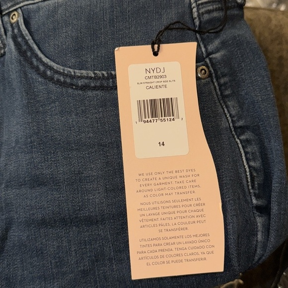 Slim Straight Crop Jeans
In Curves 360 Denim With Side Slits - Picture 5 of 8